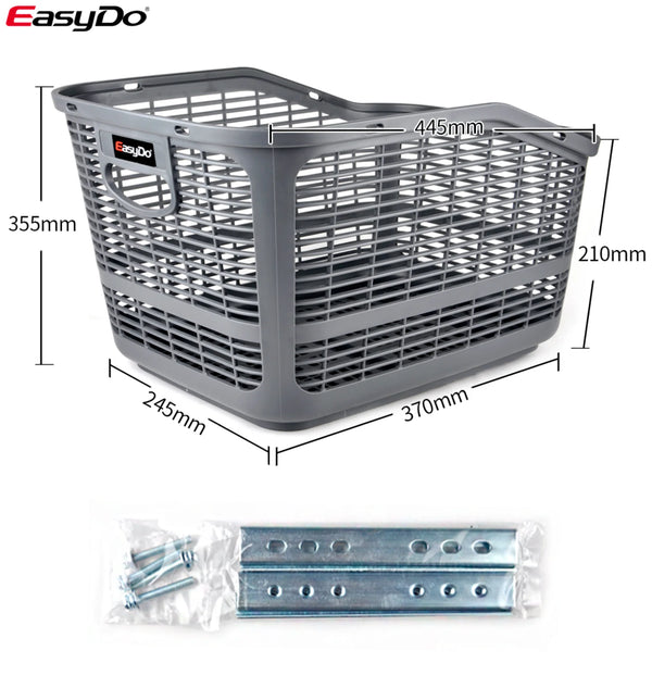 EasyDo rear rack plastic basket