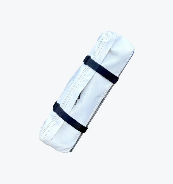 White PVC battery bag - 14Ah battery